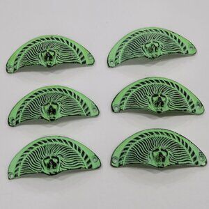 New set, green metal pulls/knobs, many available *